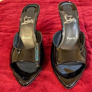 Christian Louboutin Black Patent Leather Heels